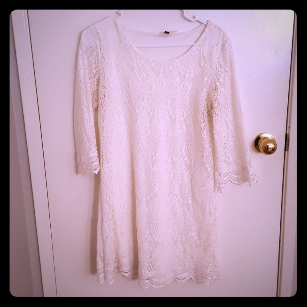 White H&M dress